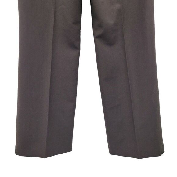 Vintage 90s Nicole Miller Flare Dress Pants 10 Brown High-Rise Stretch Career - Picture 8 of 12